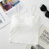 Suspensórios Colete Sem Alças Feminino Fino Alça de Ombro Bojo Roupa Íntima Tudo em Um Sutiã Envolto Seio Sem Marcas Base Interna Umbigo Curto