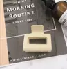 Grampo de Cabelo Médio Quadrado Fosco 4cm Presilha de Agarre Clip para Prender Cabelo na Parte de Trás da Cabeça Rabo de Cavalo Alto Presilha de Tubarão Grampo Dentado Acessórios de Cabelo