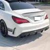 Adecuado para 13-19 Mercedes-Benz Cla 200260 Labio Trasero Modificado Amg Salida Cuádruple Garganta de Escape Cla Pala Frontal Labio Frontal