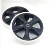 Rodas de liga de alumínio para carrinho de compras rodas de aço inoxidável para subir escadas rodas com rolamento duplo rodas pneumáticas rodas de borracha resistentes ao desgaste