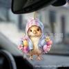 Colgante Navideño 2D Nuevo y Creativo Acrílico Plano Colgante para Espejo Retrovisor de Coche Accesorios para Mochila Regalos Colgantes