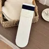 Meias de renda cinza com bolinhas da moda para mulheres, outono e inverno, com acessórios de laço, meias estilosas de cano médio