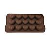 Forma para assar 15 peças em formato de coração para chocolate Forma para bolo Ferramenta para assar Grau alimentício FDA