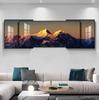 Pintura Decorativa para Sala de Estar Fondo Dorado Pintura Colgante de Lujo Ligero Pared de Fondo de Sofá Atmosférica Murales Pintura de Triple Capa de Porcelana de Cristal