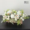 Jardim Monet Flores Artificiais Flores Falsas Buquês Enfeites Flores Rosa Realistas Arte Floral Biomórfica Decoração de Mesa Adereços de Fotografia Flores