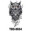 Nuevo Sticker de Tatuaje Impermeable Tatuaje Tótem Americano Sticker de Tatuaje Astronauta Lobo Tigre Muerte Impermeable A Prueba de Sudor