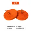 Cordón de color 6 mm elástico elástico cordón de zapato plano adulto niños gratis cordón perezoso zapatilla con cuerda venta al por mayor