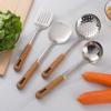 Utensílios de cozinha de aço inoxidável utensílios de cozinha terno espátula sopa colher pá de cozinha panela antiaderente necessidades diárias cozinha