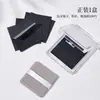 Nuevo Polvo Suelto Espejo Papel Absorbente de Grasa Transparente con Caja de Espejo Papel Facial Absorbente de Grasa Facial Portátil con Esponja de Polvo Refrescante Primavera y Verano