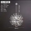 Luminária Pendente Minimalista Nórdica de Dente-de-Leão, Atacado de Luminárias Zhongshan, Luminária Pendente Criativa Tendência de Cristal para Restaurante, Ferro