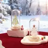 Adornos de Vidrio de Zibo Alambre Estirado Hecho a Mano Cubierta de Vidrio para Árbol de Navidad Set de Caja de Regalo Pequeños Regalos de Navidad Decoración de Escritorio