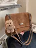 2025 Nuevo Bolso de Hombro de Textura de Alta Gama para Otoño e Invierno Bolso Grande de Capacidad para el Trabajo Bolso Tote para Mujer Bolso Cruzado Simple