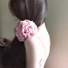 Doce Lazy Style Caro Mesmo Estilo Super Fada Flor Rosa Elegante Tubarão Grampo de Cabelo Headpiece Headpiece Headpiece Cabelo Flor Headpiece