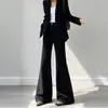 Naranja joven # Jeans holgados para mujer, ligeramente acampanados, con un efecto favorecedor y adelgazante, diseñados para cubrir las piernas, elegantes, casuales, versátiles y de largo completo