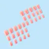 30 Paquetes Parche para Uñas Degradado Rosa Parche para Uñas de Uso Corto Parche para Uñas de Sentido Avanzado Parche para Uñas Transfronterizo Portátil