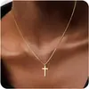 Amazon Transfronterizo Personalizado Mezcla y Combina Cadena Cruzada Collar Hip-Hop Tendencia Gargantilla Dorada Moda Joyería en Capas