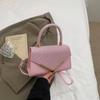 Bolsas de Comércio Exterior Bolsa Simples Feminina 2025 Novo Modelo com Strass, Bolsa de Mão Fashion e Estilosa com Acabamento de Luxo, Bolsa Pequena Quadrada Transversal