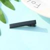Pinzas de Pato Negras Cuadradas Pintadas en Spray de Múltiples Especificaciones para Manualidades, Pinzas para el Cabello, Pinzas Metálicas, Pinzas para la Raíz del Cabello, Uso Profesional en Salones de Belleza