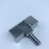 Bisagra cromada brillante GJL1-3, bisagra eléctrica para armario, bisagra de puerta de armario central, bisagra de puerta de armario de chasis
