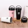 Caneca de Café Portátil de Aço Inoxidável de Camada Dupla 500ml Copo Térmico Portátil para Carro para Homens Mulheres Copo Presente para Escritório
