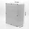 Caja de conexiones impermeable para exteriores IP65, caja de conexiones impermeable de plástico ABS, caja de cables, caja de alimentación sellada para exteriores