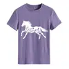 Estación Independiente de Amazon Camiseta de Mujer Redonda de Talla Grande Estampada Europea y Americana eBay Suelta Estampada de Manga Corta Comercio Exterior