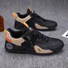 Zapatos Deportivos de Malla Transpirable para Hombre de Verano, de Caña Media con Suela Plana, Zapatos Casuales Impermeables de Cuero tipo Forrest Gump para Exteriores