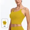 Top Esportivo Tatablanom com Sensação de Pele, Alta Elasticidade, Regata Feminina com Bojo, Top de Yoga Fitness com Alças