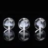 Pirámide de Cristal Blanco Natural Copo de Nieve Cuentas Fantasma Cristal Blanco del Himalaya Cuentas Redondas DIY Collar Pulsera