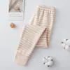 Conjunto de roupa íntima térmica infantil, macio e confortável, feito de algodão colorido, adequado para meninos e meninas, roupa de ficar em casa e pijama 100% algodão, para bebês e crianças maiores, blusas e calças térmicas de outono