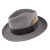Sobre el nuevo sombrero de color liso directo de fábrica sombrero de fieltro de lana pura sombrero de fieltro jazz retro