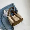 Nova Bolsa de Ombro Estilo Coreano Ins Nicho Outono 2026 para Mulheres, Bolsa de Mão Casual de Lona, Bolsa Cruzada Versátil para Estudantes