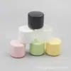 Pote de creme fosco preto 25g pote de máscara de argila transparente frasco de creme facial 25ml pote de creme facial rosa pote de pomada amarela caixa de boca larga