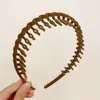 Venta al por mayor de fábrica paquete de cabello diadema para el cabello diadema nueva para mujer para lavarse la cara con dientes antideslizante para cabello corto rebelde pinza para el cabello cueva para el cabello