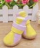 Zapatos para Mascotas Kbl Cuatro Estaciones Zapatos de Tendón de PU Zapatos Antideslizantes Botas para Poodle Botas para Perro Pequeño Cachorros