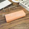 Fabricante de Estuches para Gafas al por Mayor Personalizados Caja de Almacenamiento para Gafas de Sol de Miopía Portátil Simple de Cuero Estuche de Gafas de Gama Alta
