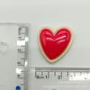 Nuevos accesorios de joyería de amor de resina DIY pasador hecho a mano accesorios para el cabello hebilla de zapato con agujero accesorios de joyería para carcasa de teléfono móvil