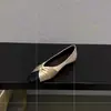 Sapatilhas Elegantes para Socialites, Sapatos Femininos, Novidade Versátil Estilo Francês para Primavera e Outono, Mocassins de Cano Baixo
