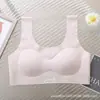 Nova Roupa Íntima Feminina Confortável Sem Aro, Com Duas ou Três Etapas, Copo Totalmente Fixo, Sem Costura, Para Alunas do Ensino Fundamental, Colete Pequeno com Cola