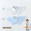 Babero de Doble Capa de Algodón Puro Estilo Ins Coreano Forma de Pétalo para Bebé Babero para Recién Nacidos Baberos Ropa Infantil Anyang