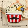 Nuevos y peculiares parches bordados de dibujos animados con lindos diseños de consolas de videojuegos alienígenas, perfectos para decoración DIY y aplicación termoadhesiva; disponible al por mayor