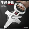 Cinta métrica grande 50.3m m cinta métrica de acero 100m cinta métrica de acero cinta métrica métrica larga cinta suave para medición de ingeniería cinta métrica portátil impermeable