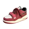 Nuevas Zapatillas Deportivas Unisex Estilo Coreano Versátil para Parejas, Zapatillas con Almohadilla de Aire Rojas Melange Estrella para Hombre, Otoño/Invierno 2025