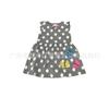 Vestido de princesa para meninas de verão 2020, novo estilo coreano, vestido estampado fofo para meninas de 2 a 3 anos, crianças da moda