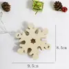 Luzes decorativas de Natal decoração Pingente de árvore de Natal Enfeites para vitrine Luzes de corda Floco de neve Christmas Frost atacado transfronteiriço