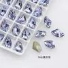 Dongzhou Diamante Cristal Morado Lavanda Para Uñas Boutique de Diamantes Fondo Puntiagudo Cristal K9 Mariposa Popular en Internet Accesorios Populares para Uñas