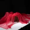 Tela de malla de hilo de niebla de hadas ins, suave, hecha a mano, bricolaje, color sólido, velo de encaje, tela de tul transparente para ropa