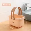Cesta de baño, cesta de baño, cesta de lavado portátil, cesta de baño rectangular, cesta de almacenamiento engrosada, cesta de baño, cesta colgante, cesta de almacenamiento al por mayor