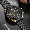 Reloj Deportivo Multifuncional Amazon para Hombre Estudiante Moda Reloj de Cuarzo Moda Luminoso Impermeable Reloj con Correa de Acero