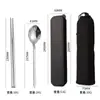 Set Creativo de Cuchara, Tenedor y Palillos Neptune de Acero Inoxidable para Postres de Restaurante, Tenedores para Ensalada, Cubiertos Portátiles, Set para Exteriores